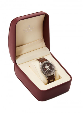 Men's Water Resistant Leather Analog Wrist Watch LC0941WOO