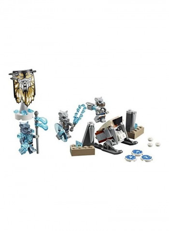 74-Piece Chima Saber-Tooth Tiger Tribe Building Kit
