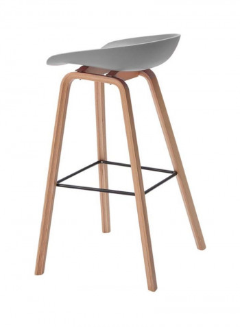 Polypropylene Office Chair Grey/Beige 47x45x82centimeter