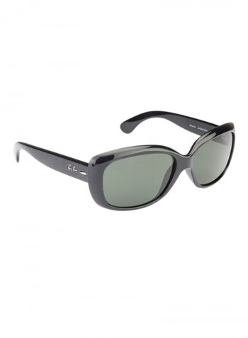 Women's Rectangular Sunglasses - Lens Size: 58 mm