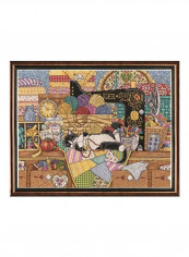 14-Piece Kitty Sewing Lesson Counted Cross Stitch Kit Yellow/Black/Pink reviews 14-Piece Kitty Sewing Lesson Counted Cross Stitch Kit Yellow/Black/Pink