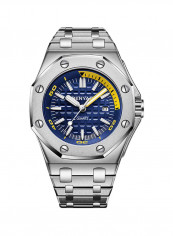 Men's Stainless Steel Quartz Analog Watch NNSB03708005