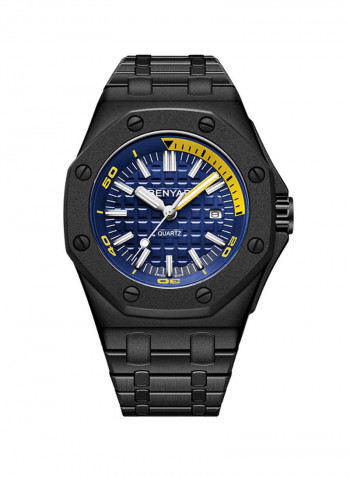 Men's Stainless Steel Quartz Analog Watch NNSB03708007