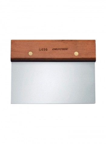 Dough Cutter Brown/Silver 6x3inch