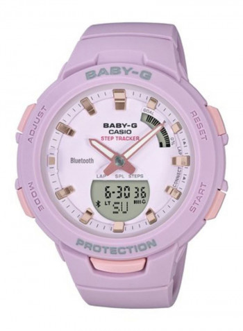 Women's Baby-G Water Resistant Analog+Digital Watch BSA-B100-4A2DR