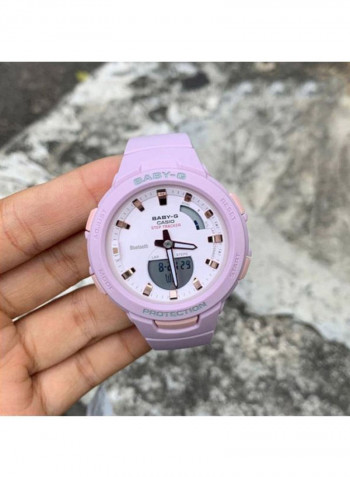 Women's Baby-G Water Resistant Analog+Digital Watch BSA-B100-4A2DR