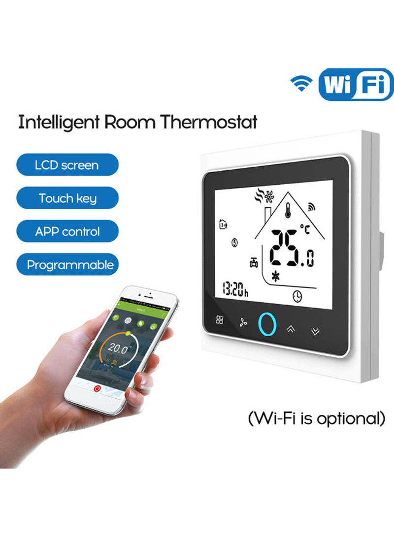 Wi-Fi Smart Thermostat Black