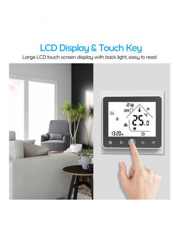 Wi-Fi Smart Thermostat Black