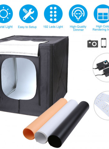 Mini Portable Photography Light Box 60 x  60cm Multicolour