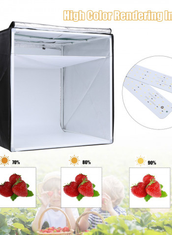 Mini Portable Photography Light Box 60 x  60cm Multicolour