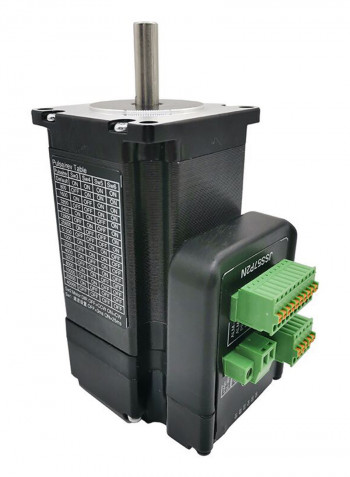 Integrated Closed Loop Stepper Motor Black/Silver/Green 21.00 X 11.00 X 13.00cm