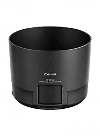 Protective Lens Hood For Canon USM Lens Black