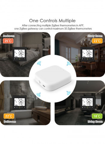 Smart Thermostat Black