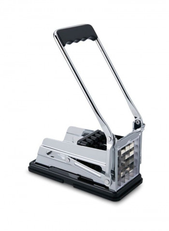 2-Blade Potato Chipper Silver/Black 20cm