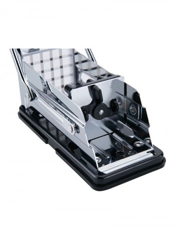 2-Blade Potato Chipper Silver/Black 20cm