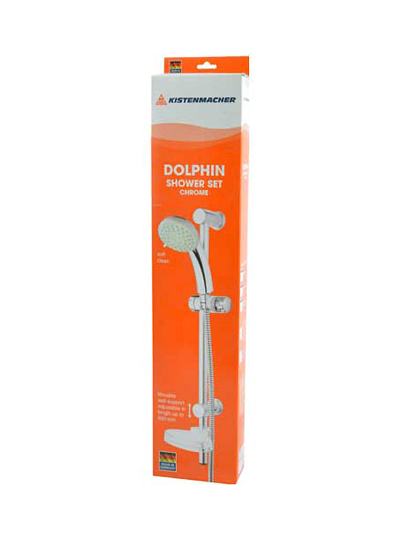 Dolphine Shower Set Silver 150centimeter