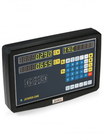 2 Axis Digital Readout Meter For Electronic Linear Scale Black 1.987kg