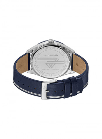 Men's Leather Analog Wrist Watch 2011051