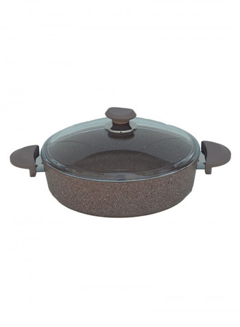 Refurbished - 9-Piece Granite Cookware Set Brown