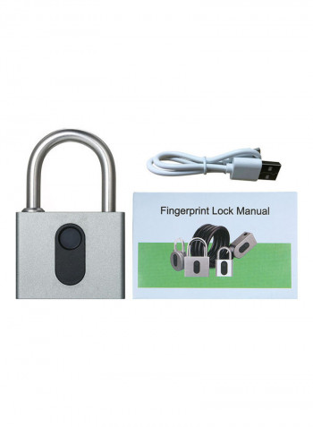 Smart Fingerprint Lock Multicolour 12.5x9x3cm