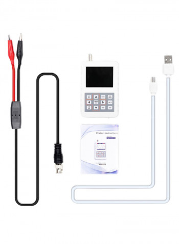 DSO Pro Colour Display Handheld Portable Digital Mini Oscilloscope White/Black/Red