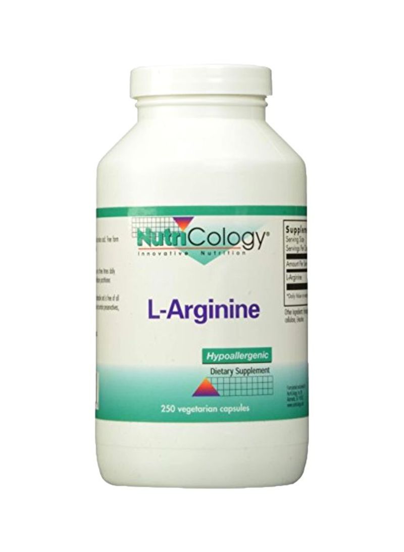 L Arginine Dietary Supplement - 200 Capsules