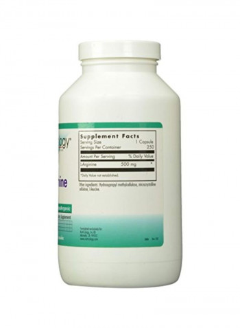 L Arginine Dietary Supplement - 200 Capsules