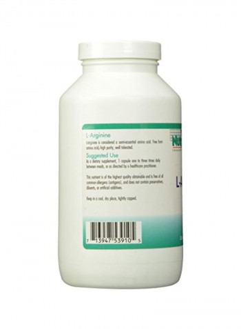 L Arginine Dietary Supplement - 200 Capsules