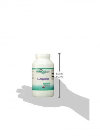 L Arginine Dietary Supplement - 200 Capsules
