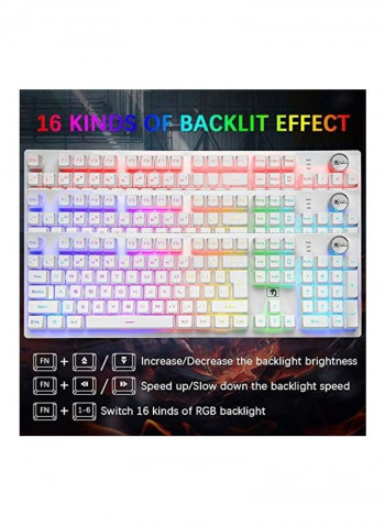 2-Piece LED Gaming Wireless Keyboard And Mouse Set