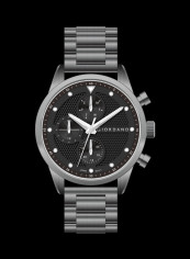 Men's Chronograph Black Dial Watch - GD-1157-66