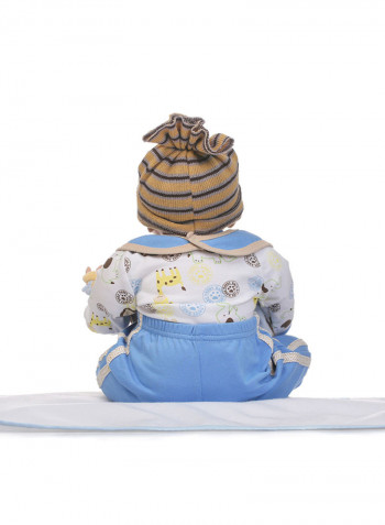 Reborn Baby Doll With Plush Toy 22inch