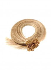 Long Straight Hair Extensions Golden Brown/Bleach Blonde 18inch