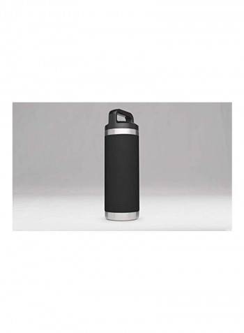Vacuum Insulated Water Bottle Black/White 18ounce