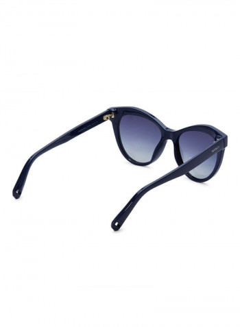 Women's Full-Rimmed Cat Eye Sunglasses - Lens Size: 60 mm