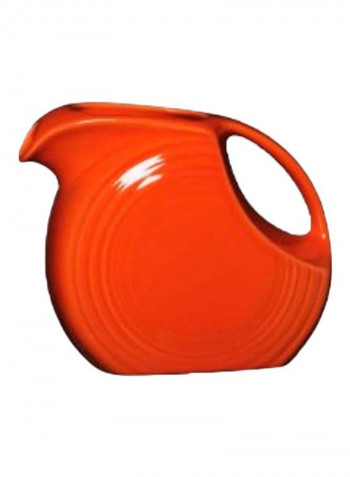 Ceramic Disk Pitcher Poppy