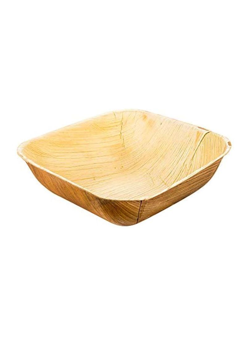 Disposable Palm Bowl Beige 12.6x8.3x12.2inch