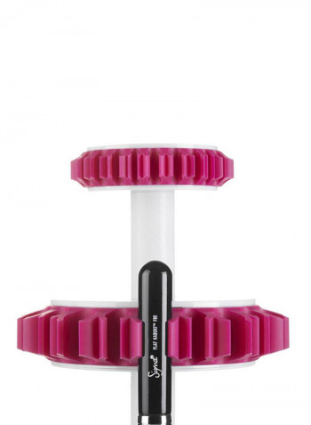 Dry 'N Shape Tower Face And Eye Brush Organizer White/Pink/Black