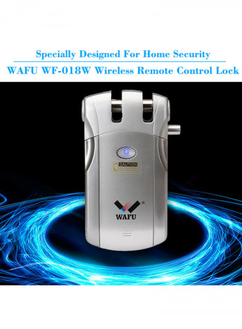HF-018W WiFi Smart Electronic Smart Door Lock With 2 Remote Control Silver
