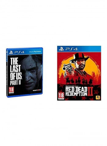 لعبة The Last of Us Part II ولعبة Red Dead Red emption II (إصدار عالمي) - بلايستيشن 4/بلايستيشن 5