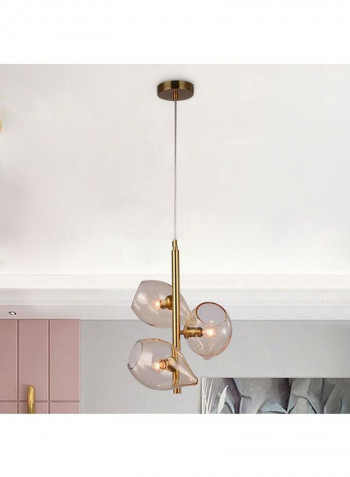 Modern Jonalie Glass Pendant Light Gold 16centimeter