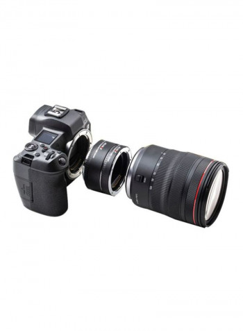 Pack Of 2 DG-EOSR Macro Extension Tube Adapter Ring Set Black