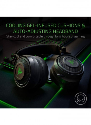 Nari Essential THX Spatial Audio 2.4GHz Gaming Headset For PC/PS4/Xbox One/Switch/Mobile Devices, RZ04-02690100-R3M1 Black