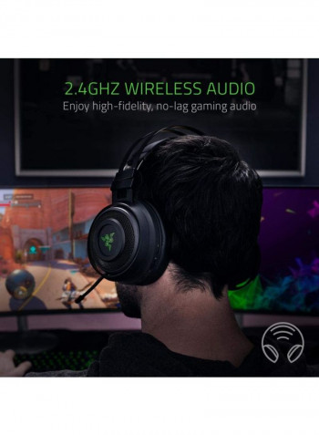 Nari Essential THX Spatial Audio 2.4GHz Gaming Headset For PC/PS4/Xbox One/Switch/Mobile Devices, RZ04-02690100-R3M1 Black