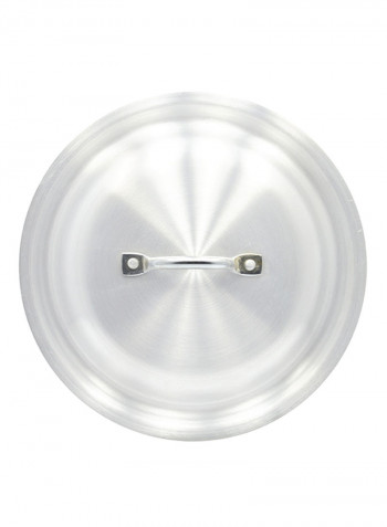 5-Piece Cooking Pot With Lid Silver 6x2cm