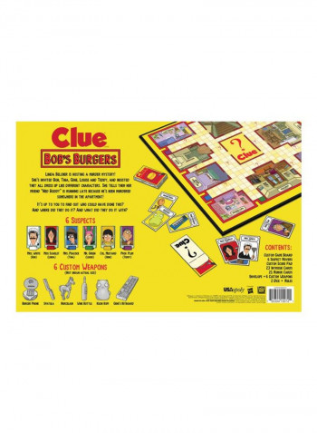 Clue Bobs Burgers Board Game CL006-443