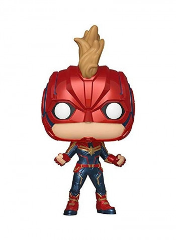 Captain Marvel Pop! Vinyl Figure Bundle With Graphic Protector 4x7inch