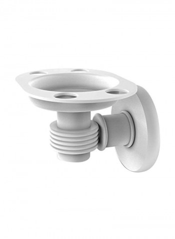 Continental Collection Tumbler And Toothbrush Holder Matte White