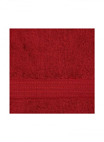 6-Piece Cotton Towel Set Garnet Red