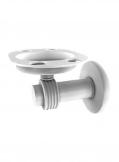 Mercury Collection Tumbler And Toothbrush Holder White 4.5x3.5x4.3inch